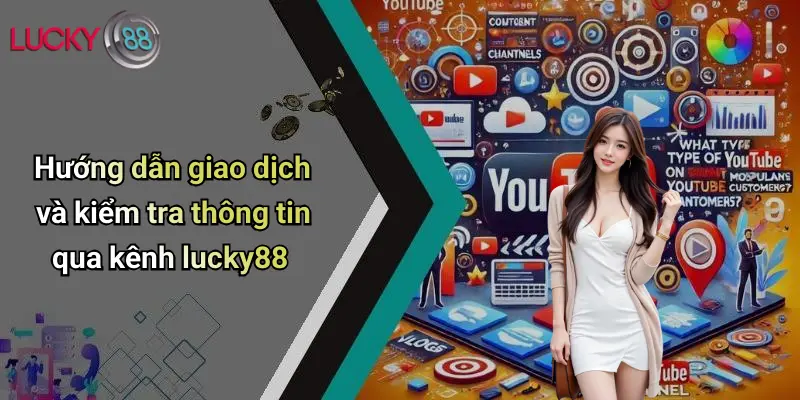 Hướng dẫn giao dịch và kiểm tra thông tin qua kênh lucky88