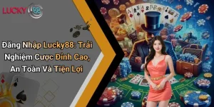 Đăng Nhập Lucky88: Trải Nghiệm Cược Đỉnh Cao, An Toàn Và Tiện Lợi